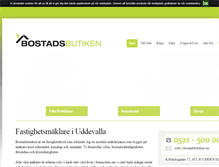 Tablet Screenshot of bostadsbutiken.nu